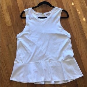 Gap sleeveless peplum tank